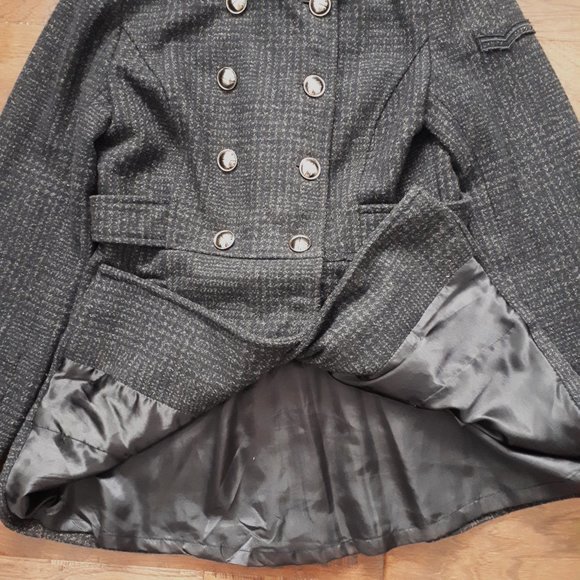 Buffalo Wool Blend Double Breasted Coat - Picture 7 of 13